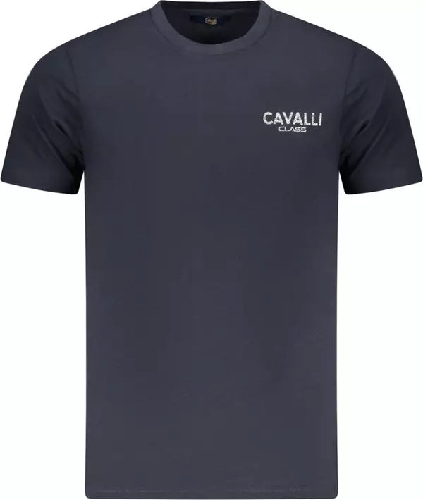 Blu Cotton Men T-Shirt