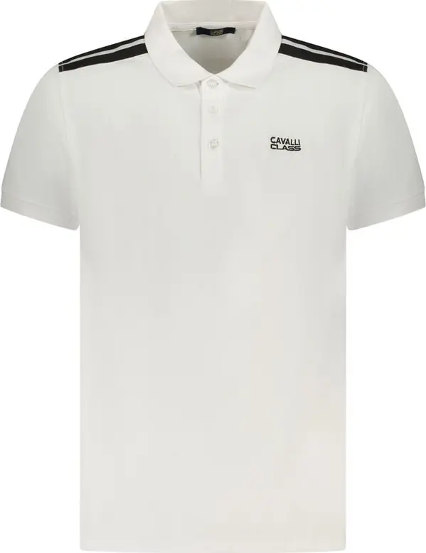 White Cotton Mens Polo Shirt