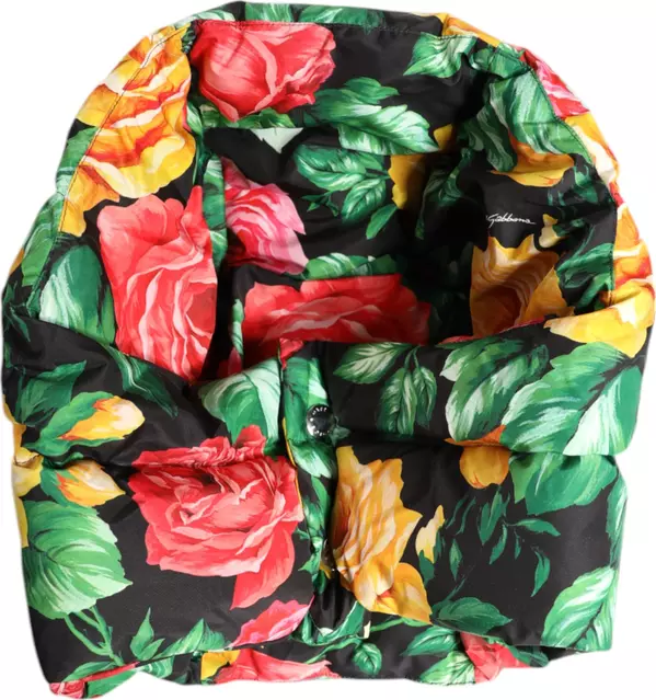 Multicolor Floral Print Whole Head Wrap Hat