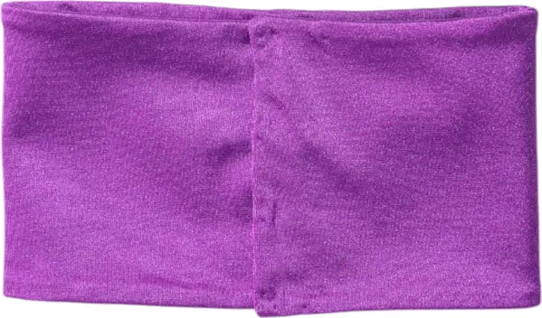 Purple Nylon Stretch Women Neck Warmer Scarf