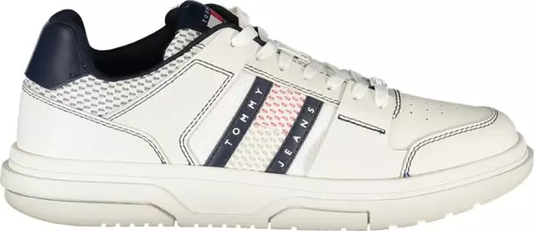 Blue Polyurethane Men Sneaker