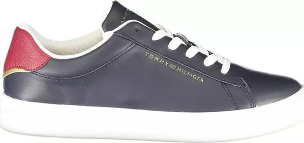 Blue Polyurethane Women Sneaker