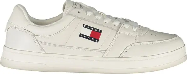 White Leather Men Sneaker