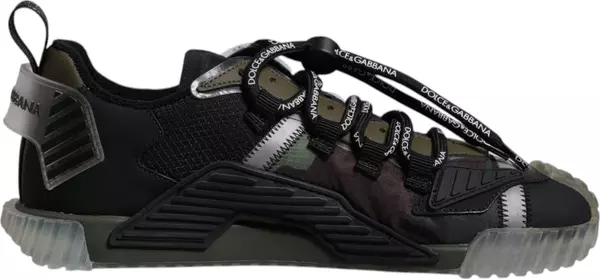 Black Green Camo NS1 Low Top Sneakers Shoes