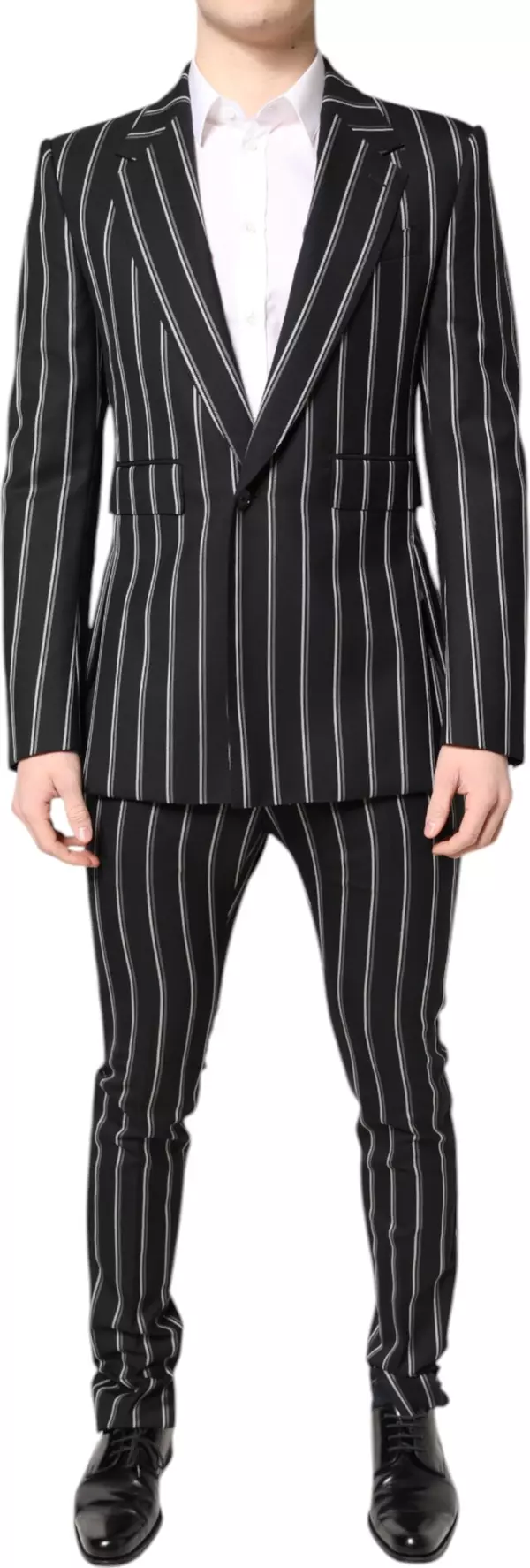Black Striped SICILIA Formal 2 Piece Suit