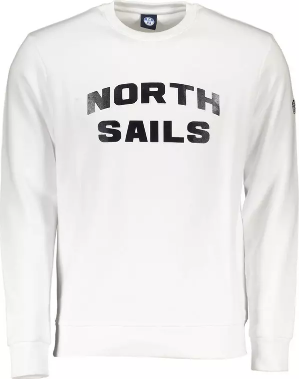 Bianco Cotton Men Sweatshirt