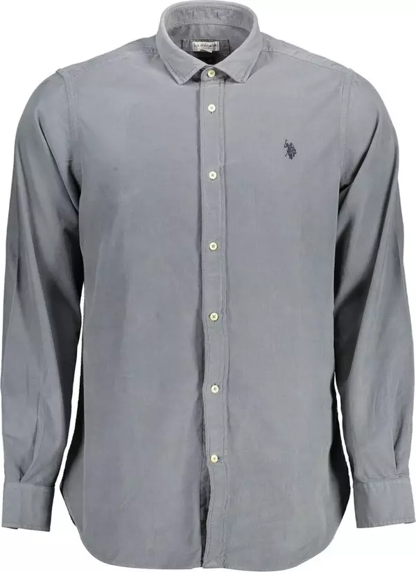 Blue Cotton Men's Shirt