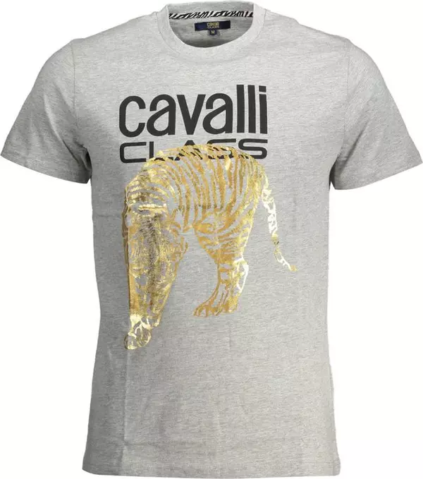 Grigio Cotton Men T-Shirt