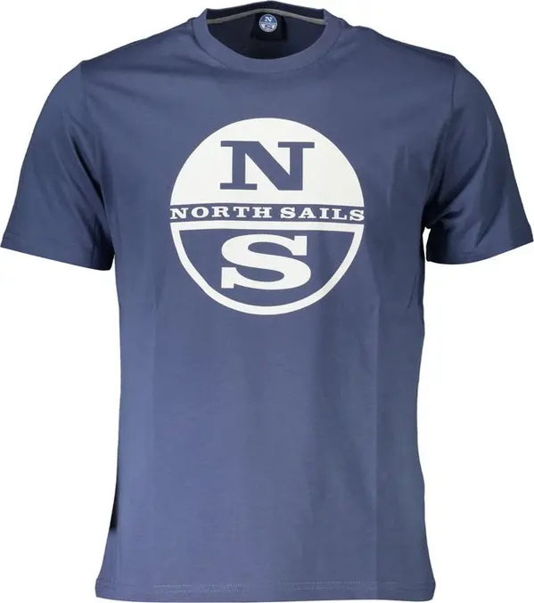 Blu Cotton Men T-Shirt