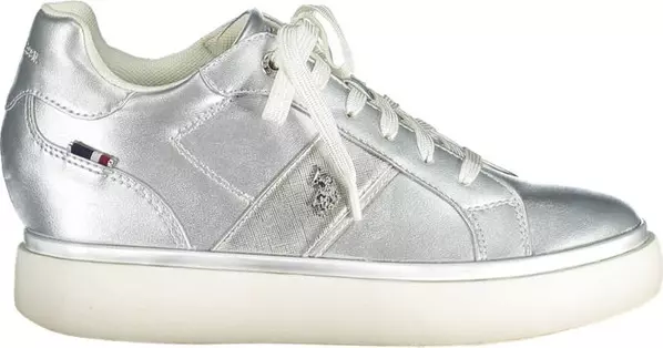 Argento Polyester Womens Sneaker