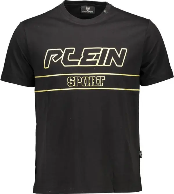 Black Cotton Men's T-Shirt