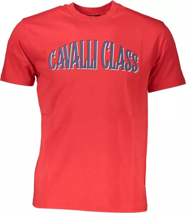 Red Cotton Men T-Shirt