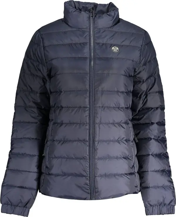 Blu Polyester Women Jacket