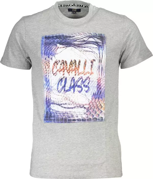 Grigio Cotton Men T-Shirt