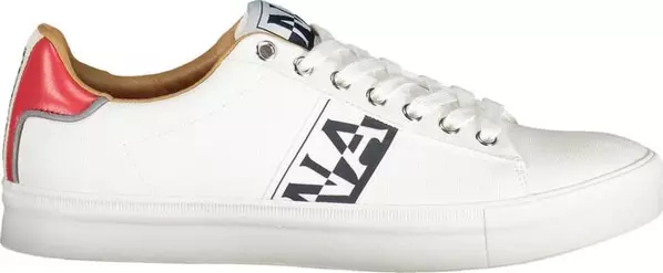 Bianco Polyester Men Sneaker