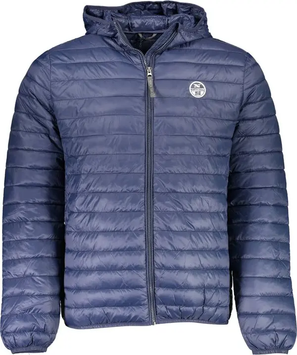 Blue Polyamide Men's Jacket
