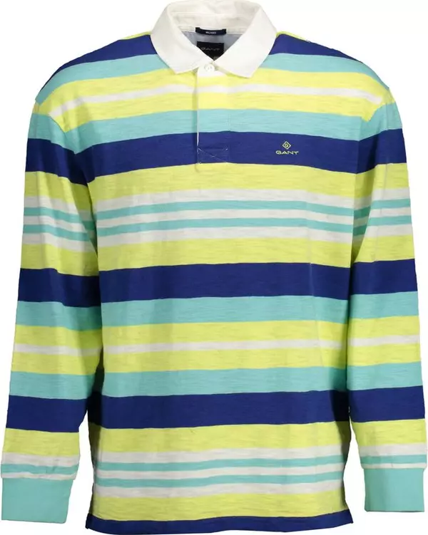 Yellow Cotton Mens Polo Shirt