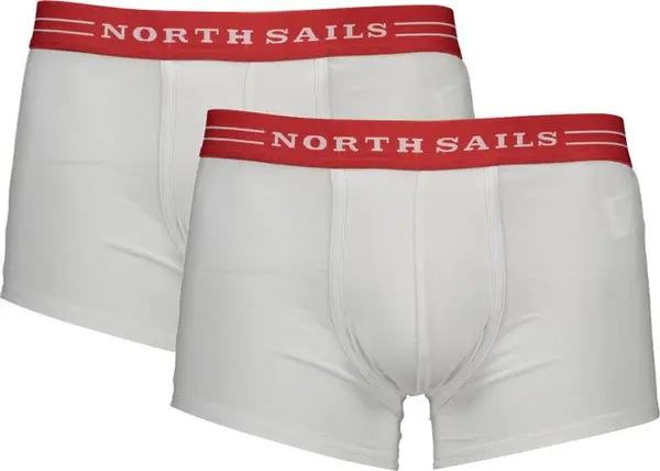 White Cotton Men's Boxer Briefs