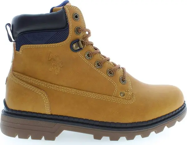 Beige Synthetic Men's Boot