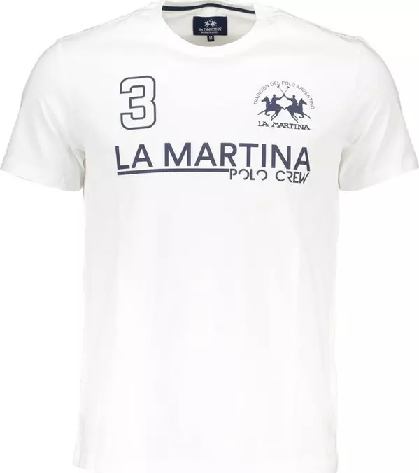 White Cotton Men's T-Shirt