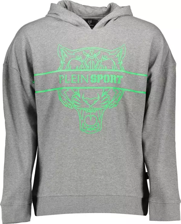Grigio Cotton Men Sweatshirt