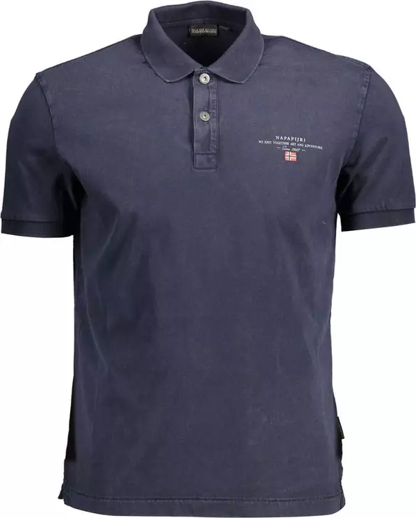 Blu Cotton Men Polo
