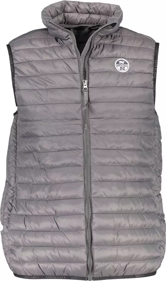 Grigio Poliammide Mens Vest