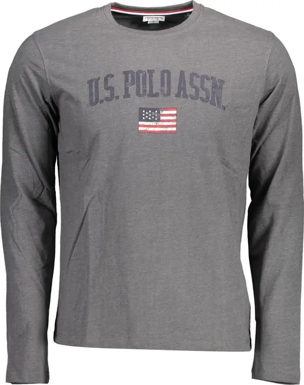 Grey Cotton Mens T-Shirt