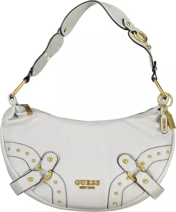Grigio Polyurethane Women Shoulder Bag