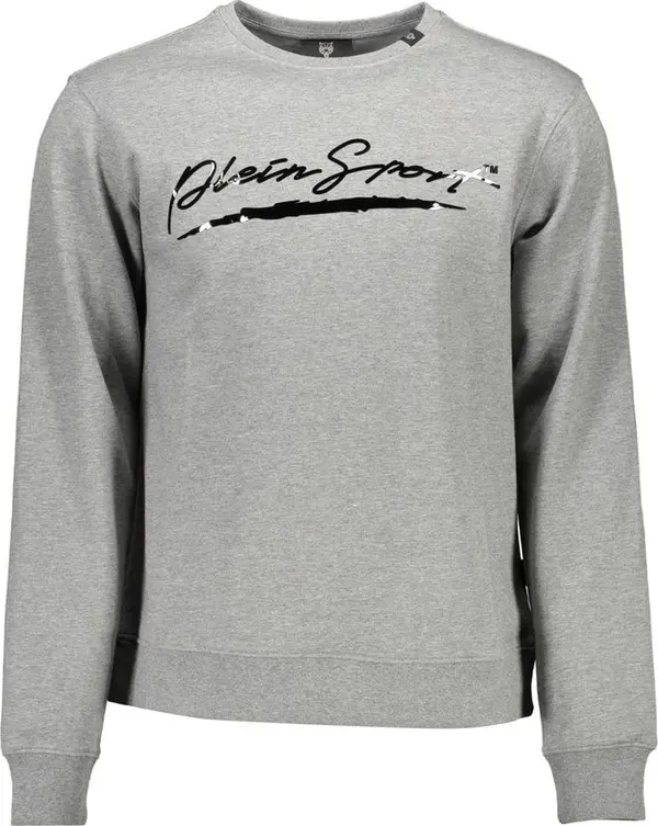 Grigio Cotton Men Sweatshirt