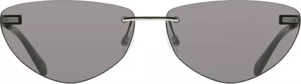 Black Metal Women Sunglass