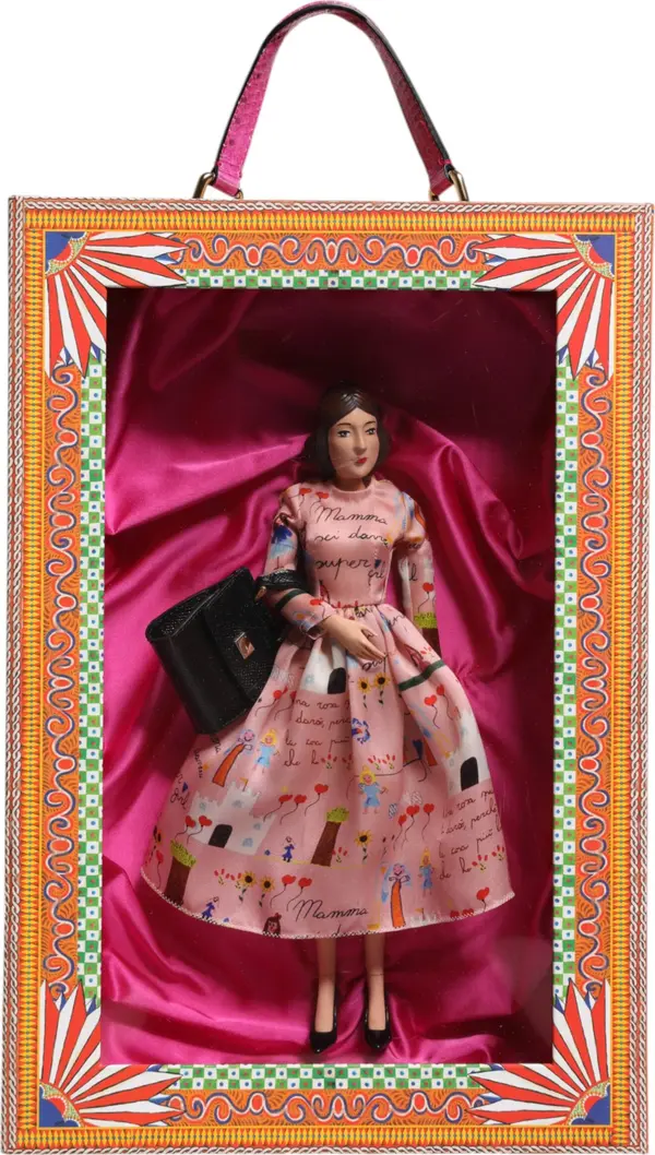 Pink Dress Ceramic Porcelain Fashion Leather Sicily Dolls