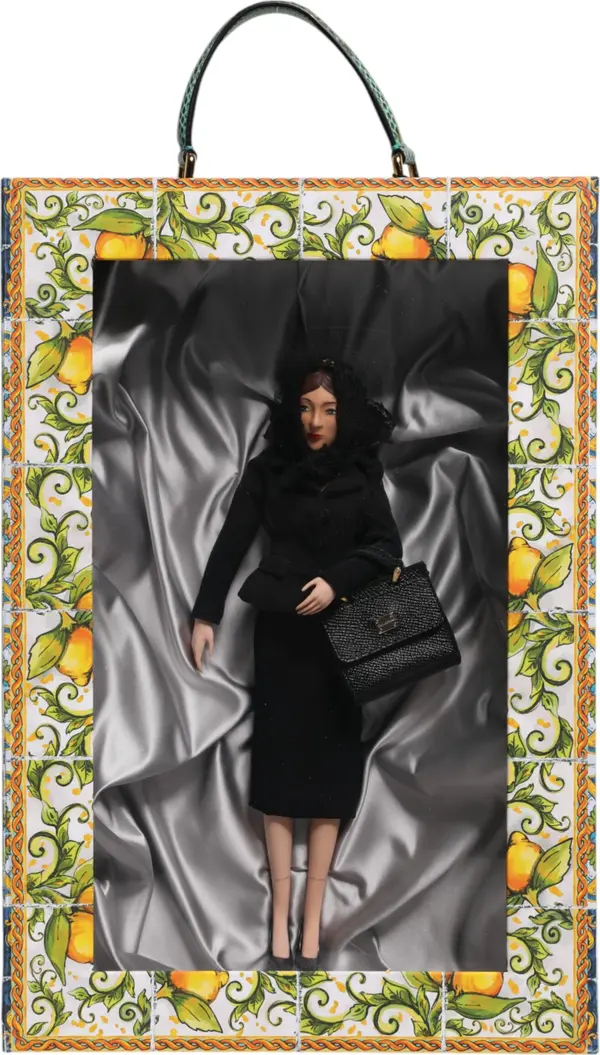 Black Dress Ceramic Porcelain Fashion Leather Sicily Dolls