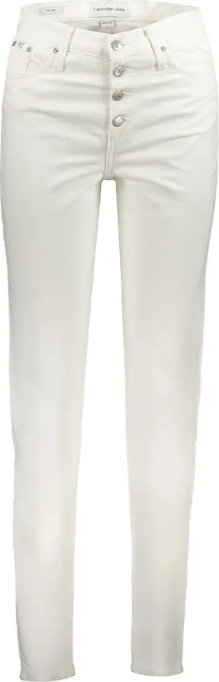 White Cotton Women's Jean