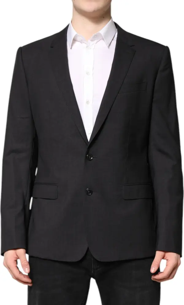 Dark Gray MARTINI Single Breasted Jacket