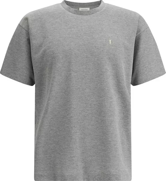 Grey Cotton Oversized T-shirt