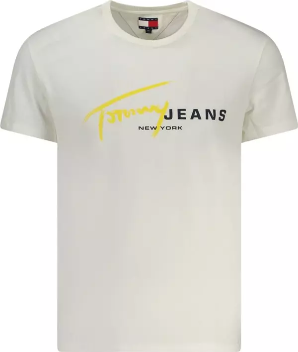 White Cotton Men's T-Shirt
