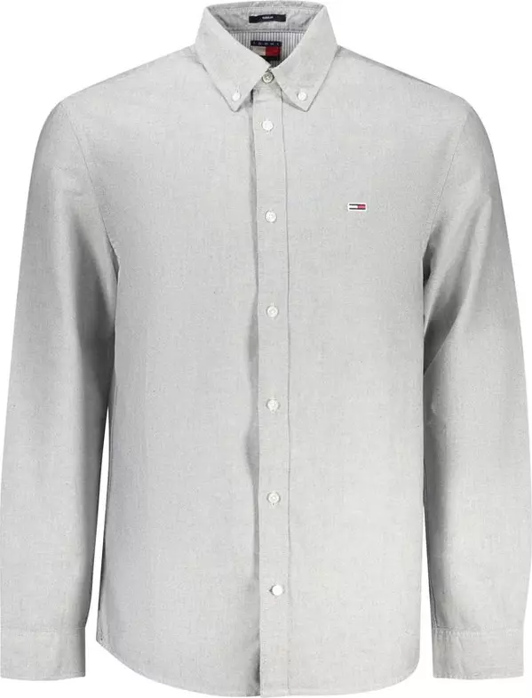 Grigio Cotton Men Shirt