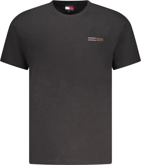 Black Cotton Men's T-Shirt