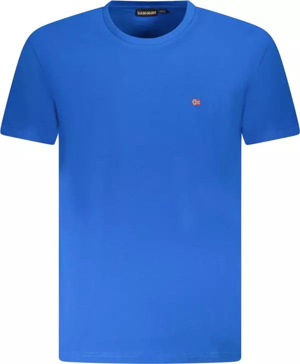 Azzurro Cotton Men T-Shirt