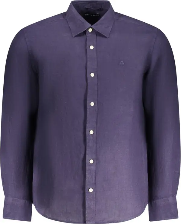 Blu Linen Men Shirt
