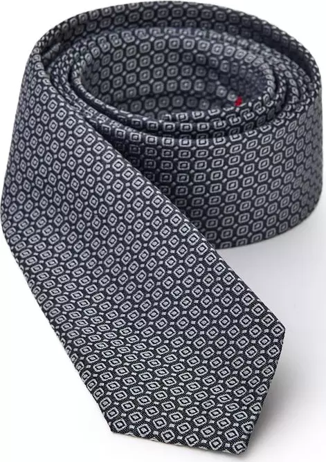 Gray Silk Tie