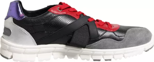 Multicolor Lace Up Low Top Men Sneakers Shoes