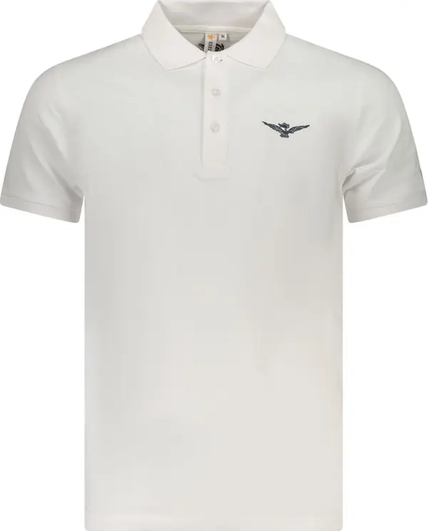 White Cotton Men's Polo Shirt