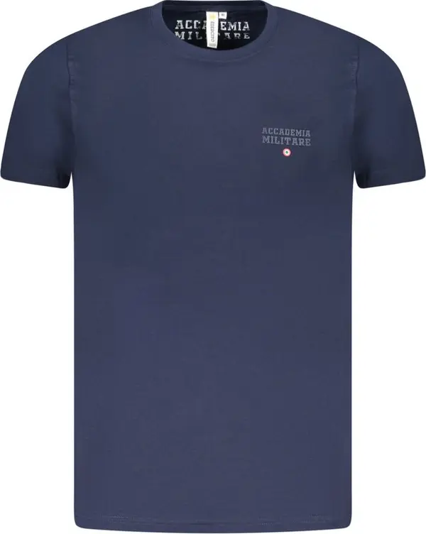 Blue Cotton Men's T-Shirt