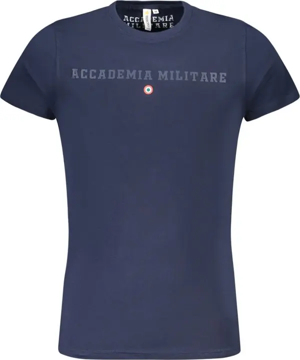 Blu Cotton Men T-Shirt