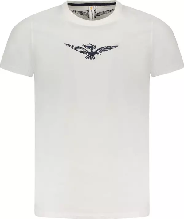 White Cotton Men's T-Shirt