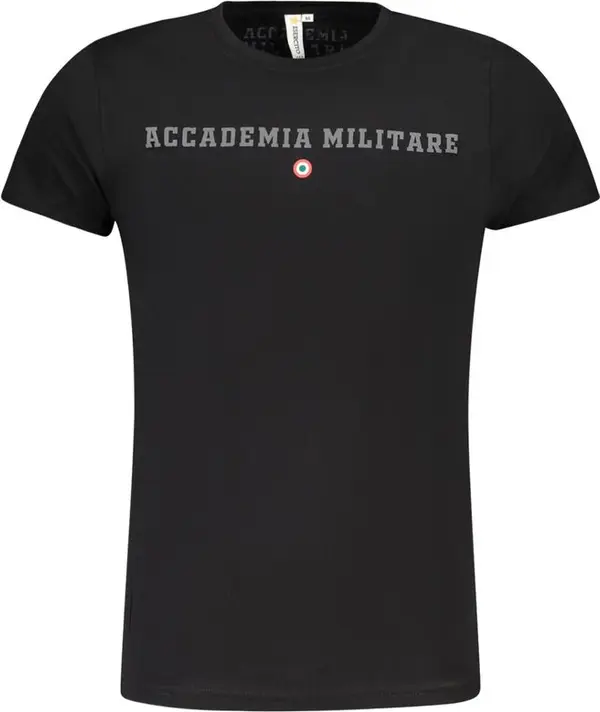 Black Cotton Men's T-Shirt