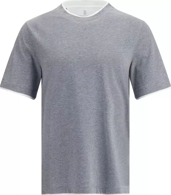 Gray Cotton T-Shirt