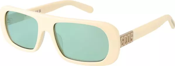 Beige Acetate Sunglasses